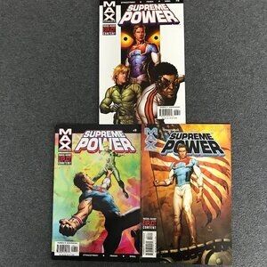 2003 Supreme Power Lot of 3 #3, 6, 8 Max (MAX) 1st Print Comics